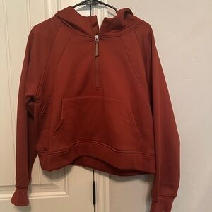 Women's Rust Hoodie Sweater